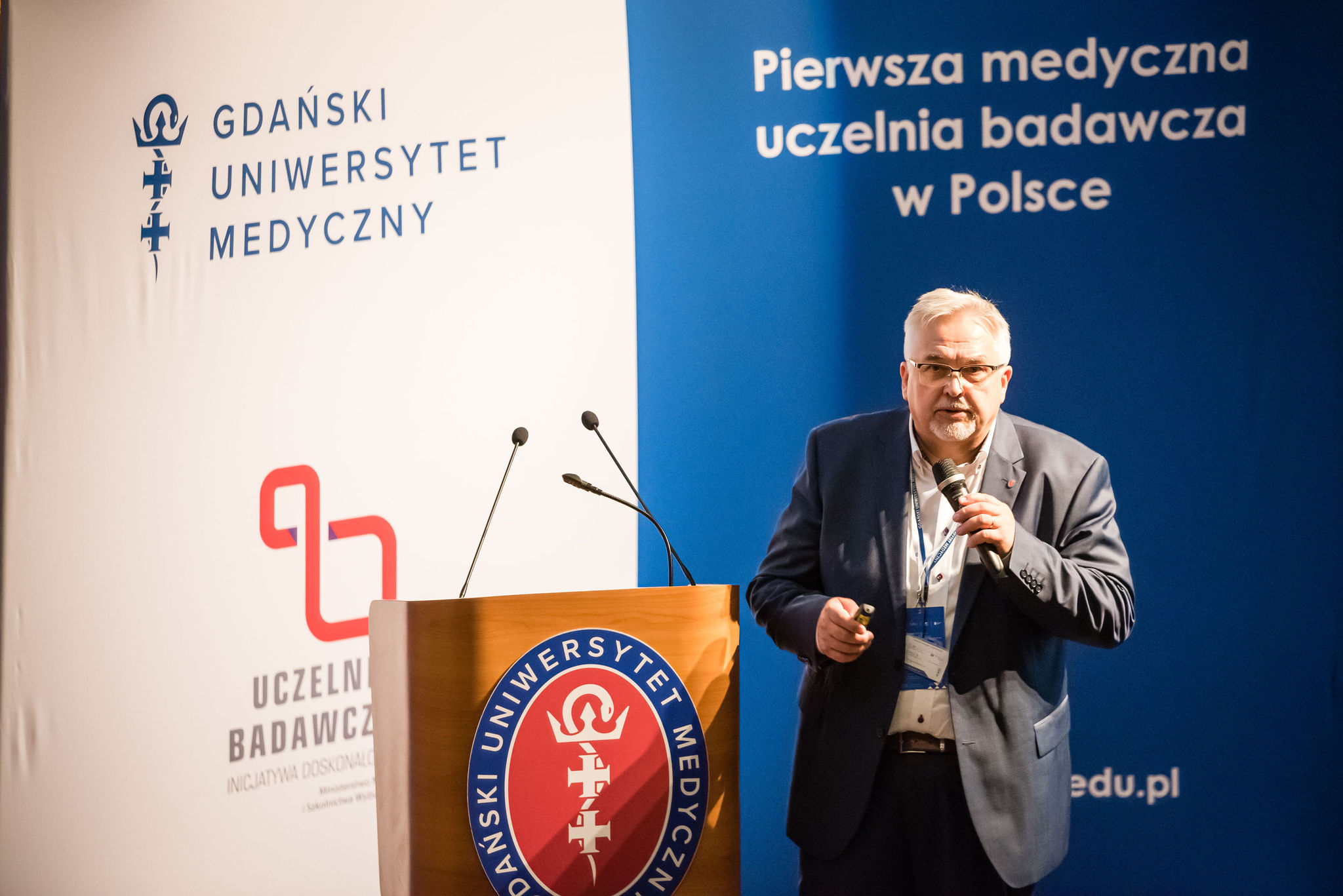 prof. T. Smiatacz during the FarU Business Convention visit the MUG
