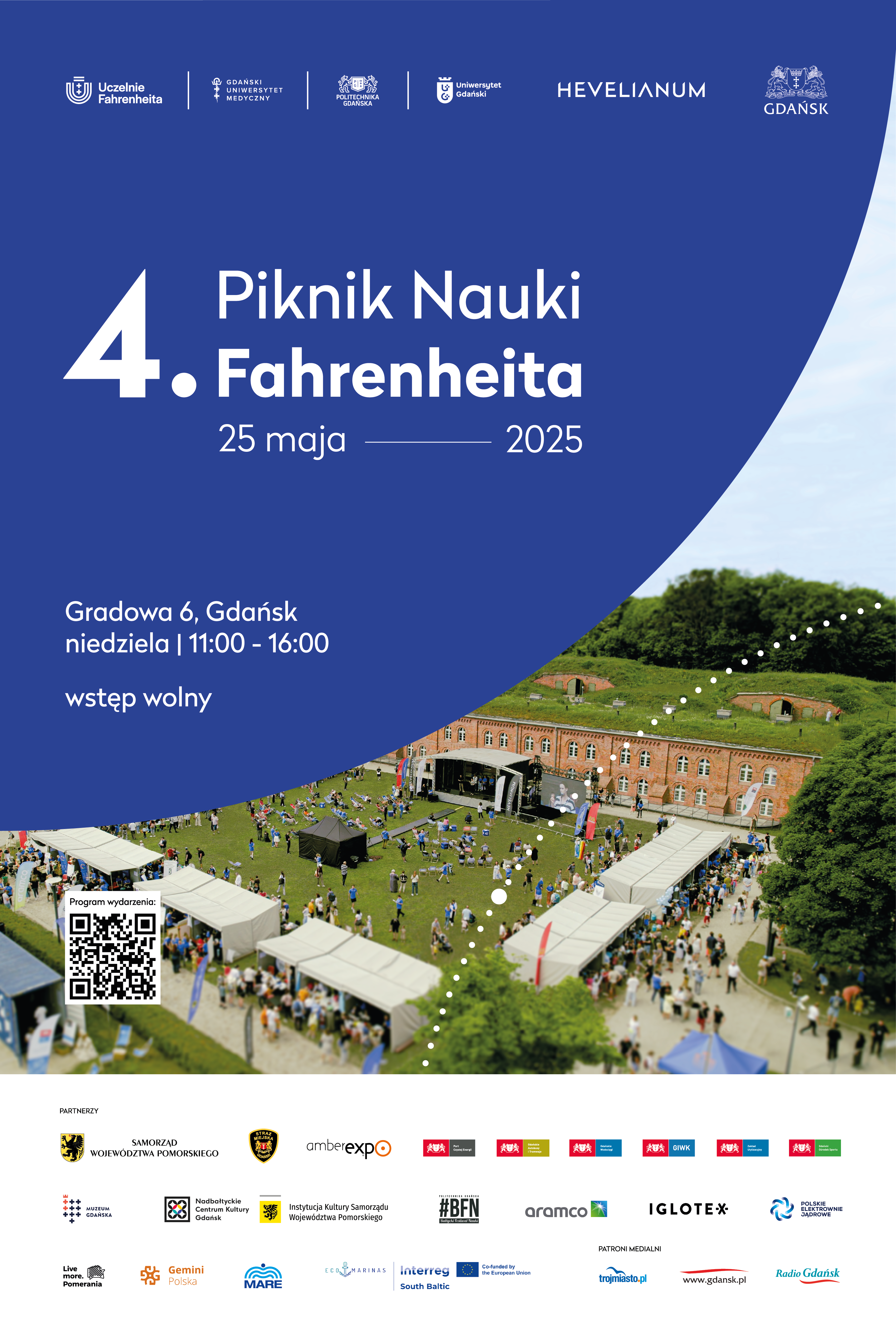 Plakat z logotypami 4PNF