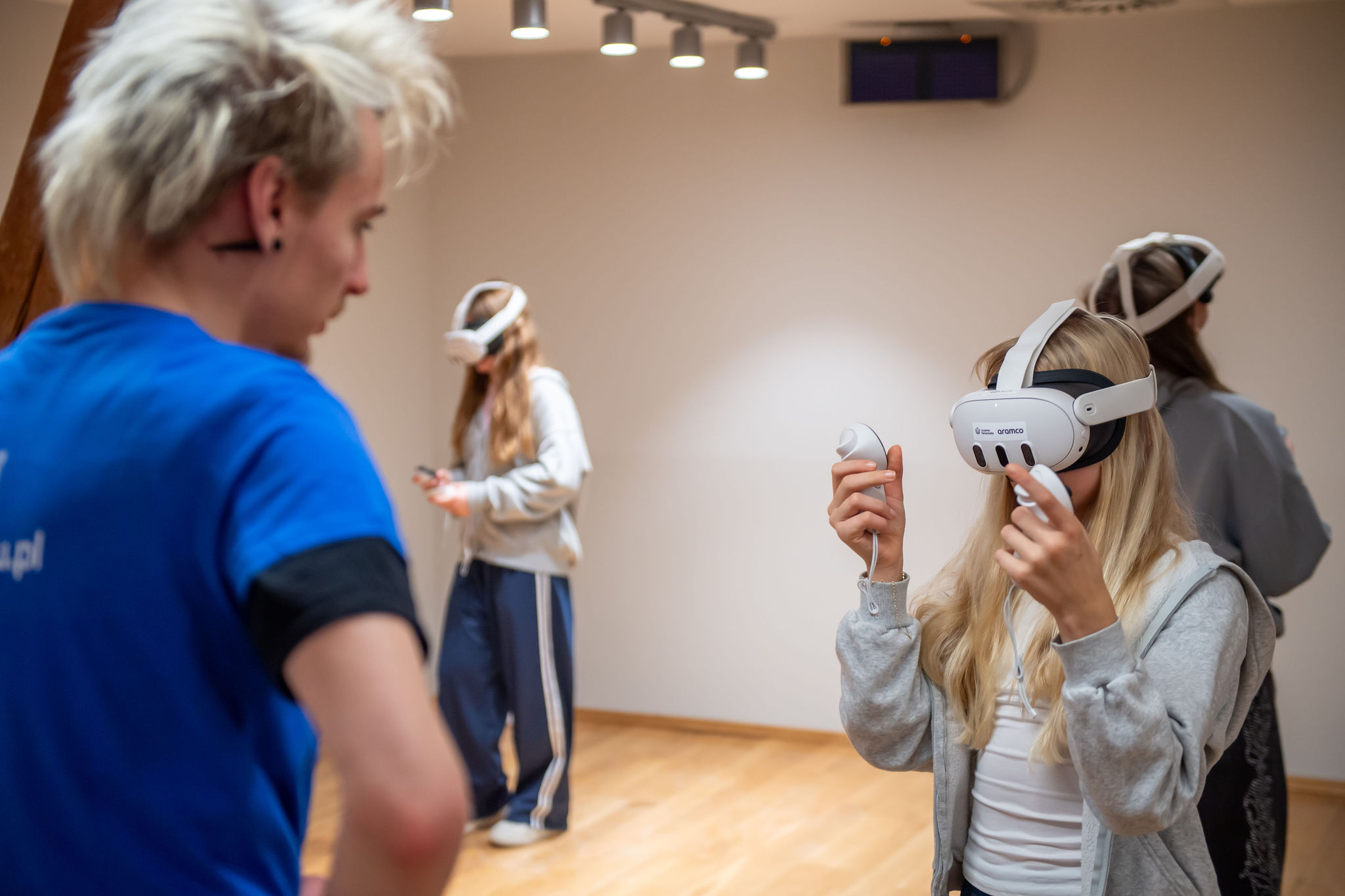 Zdjęcia z zajęć VR w Hevelianum 26.11.2025