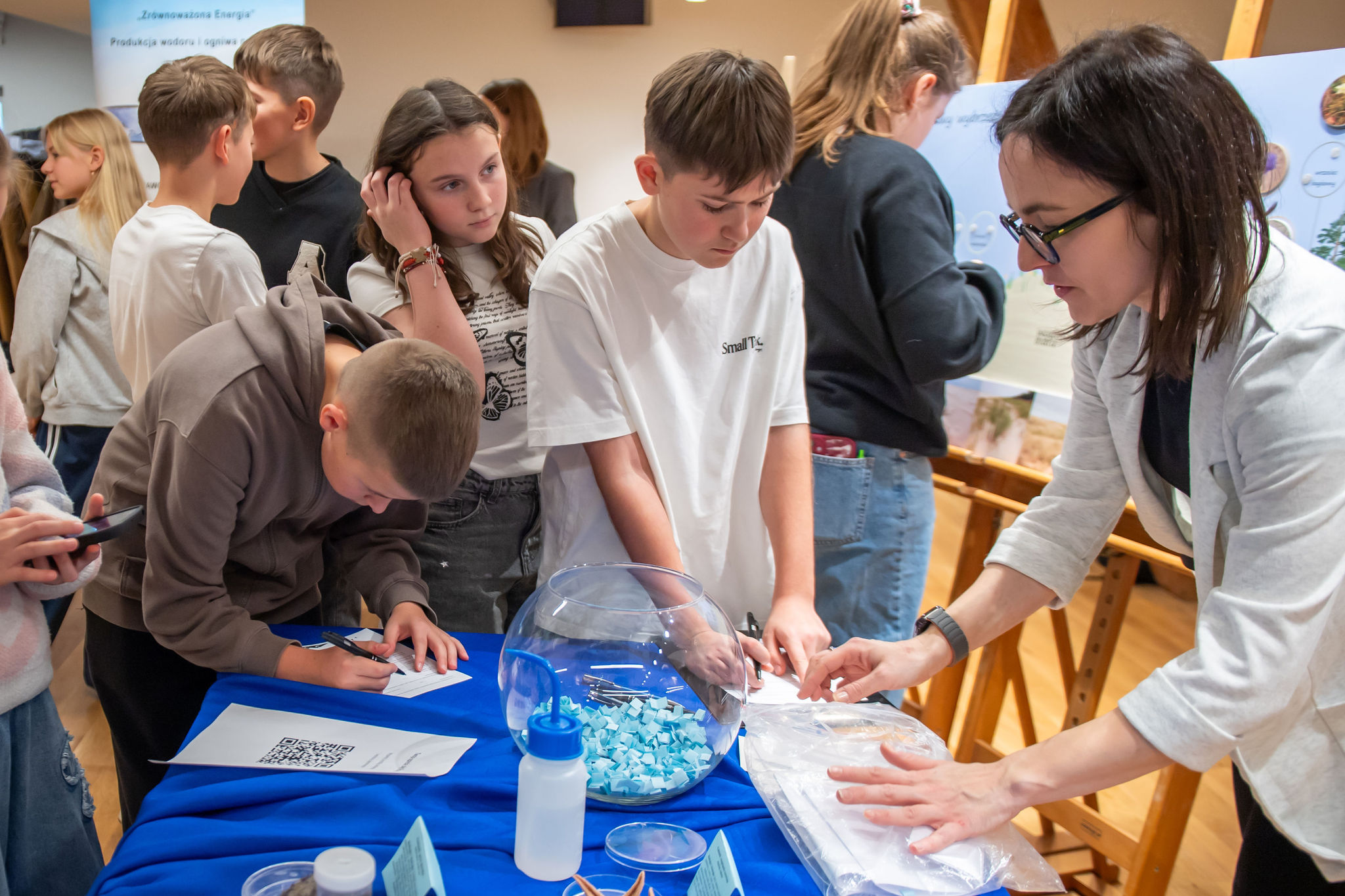 Zdjęcia z zajęć VR w Hevelianum 26.11.2025