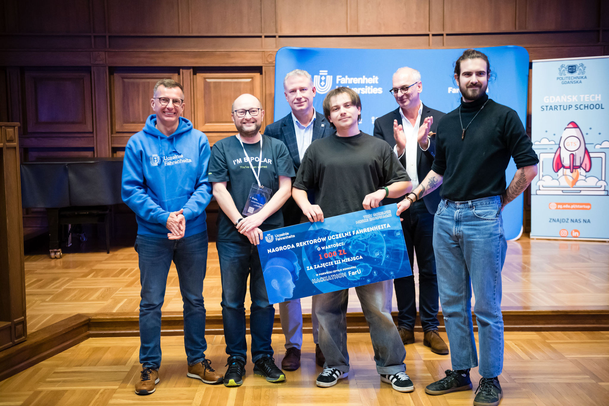 The winners of Hackathon FarU - 3rd place 