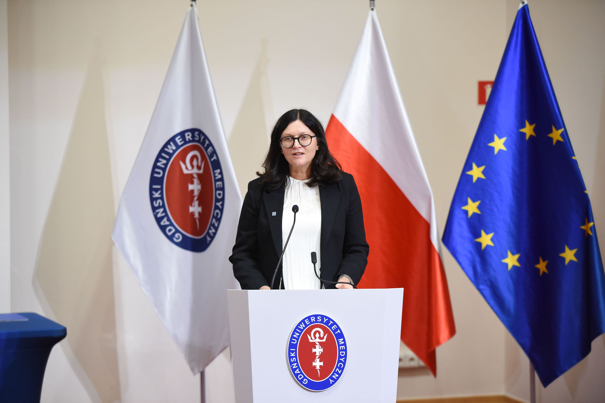 prof. Adriana Zaleska-Medynska during her speech
