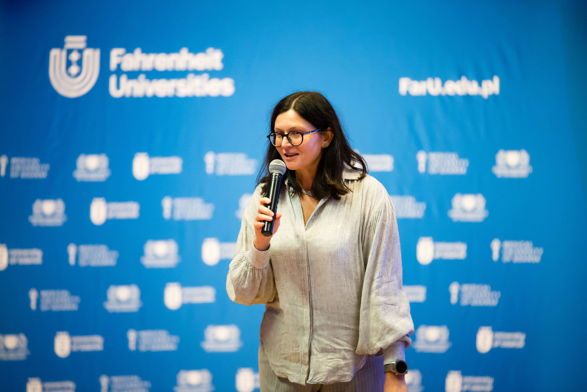 prof. Adriana Zaleska-Medynska, dyrektora Związku Uczelni Fahrenheita