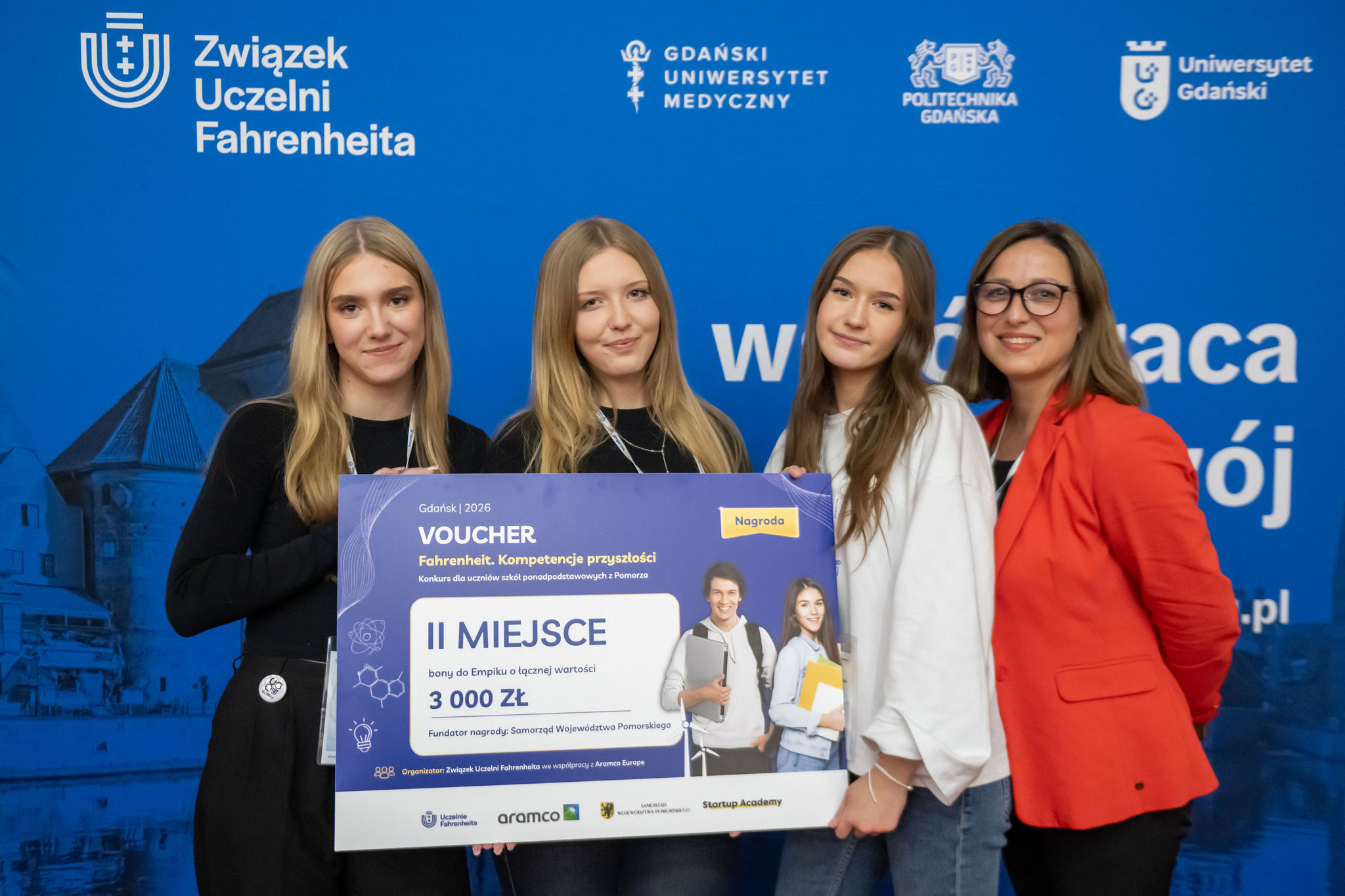 II miejsce. Finał konkursu Fahrenheit. Kompetencje przyszłości