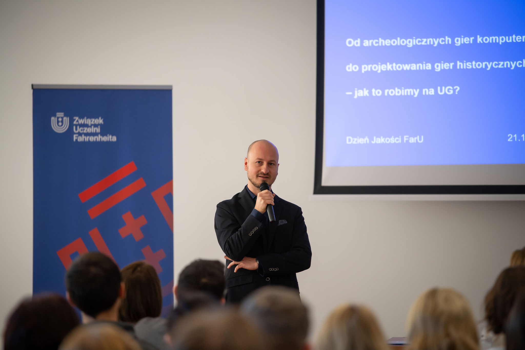 Wacław Kulczykowski Ph.D. during the FarU Quality Day 2024