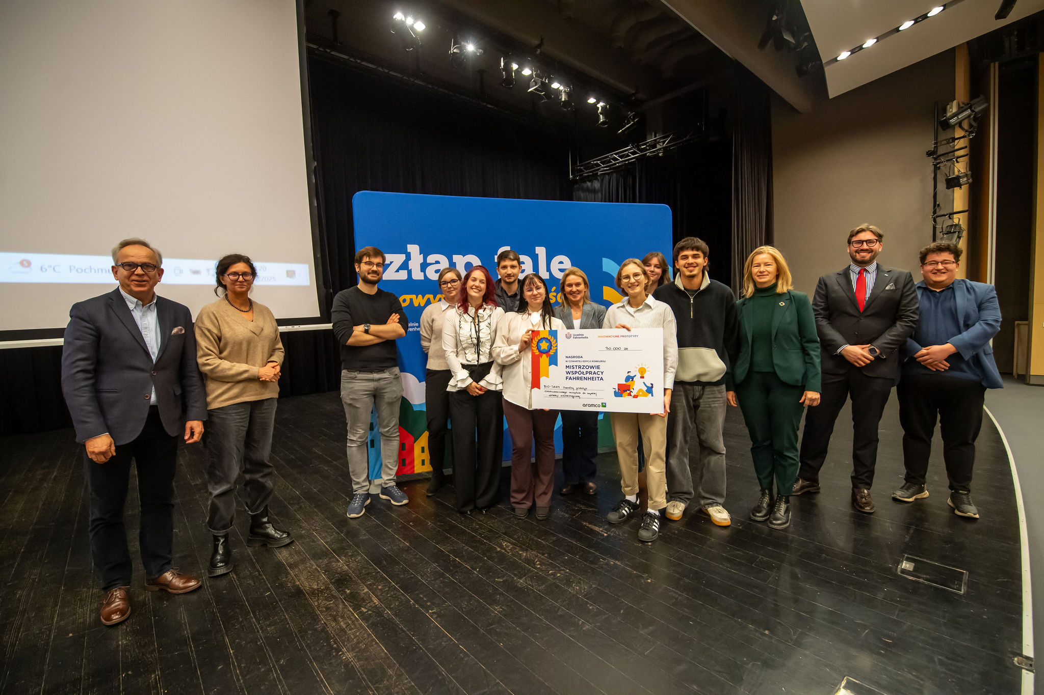 Autorzy projektu BIO-SKAN nagrodzonego w 4. edycji konkursu Mistrzowie współpracy FarU