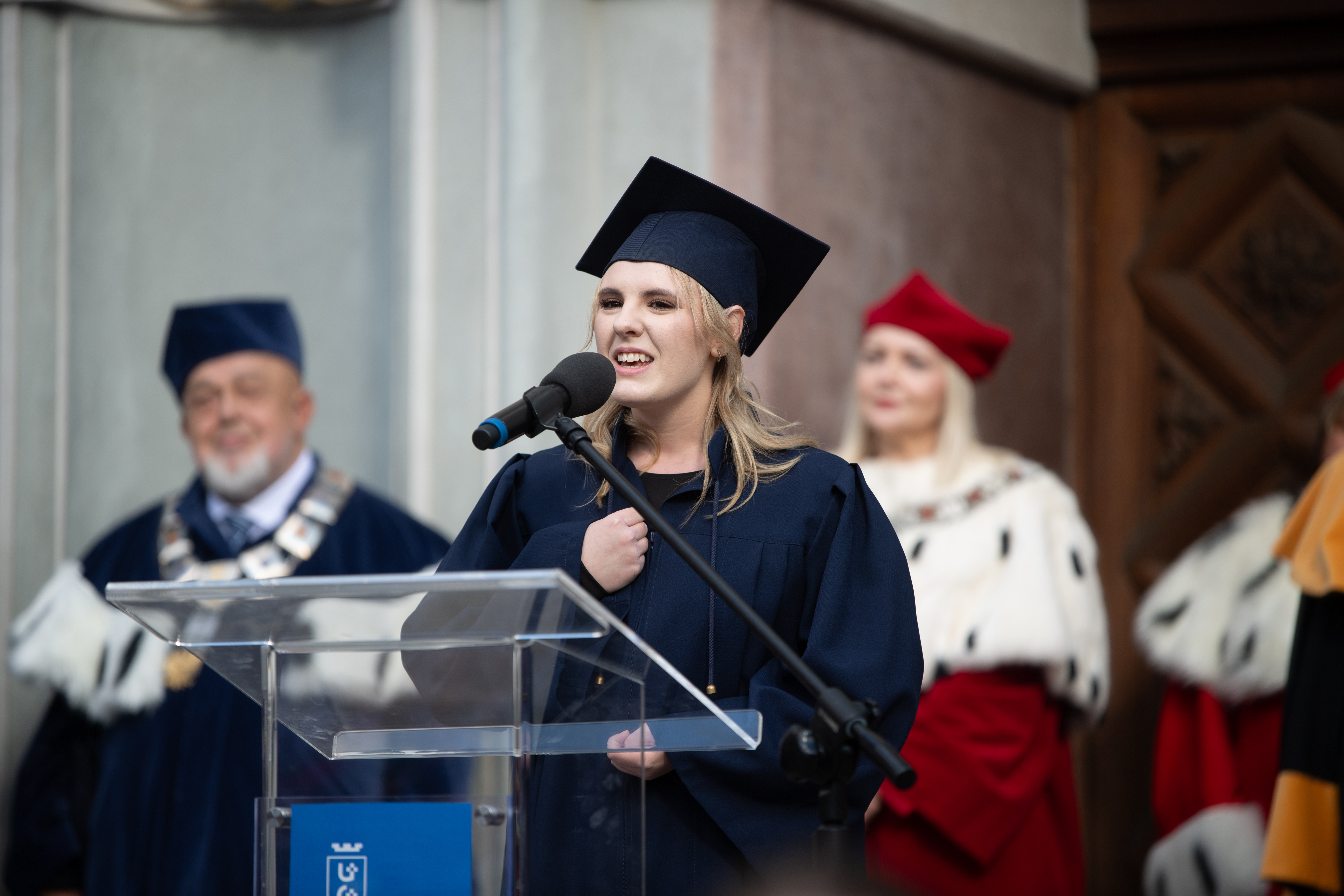 Patrycja Żurawska the academic parade as opening of the new academic year 2024/2025